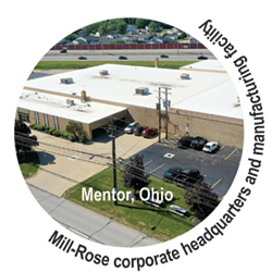 aerial view of Mill-Rose corporate headquarters